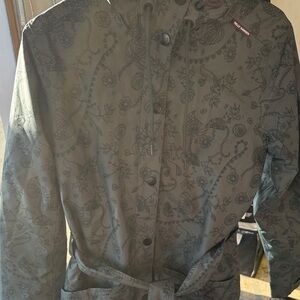 Helly Hansen Women's Gray Floral Ski Jacket